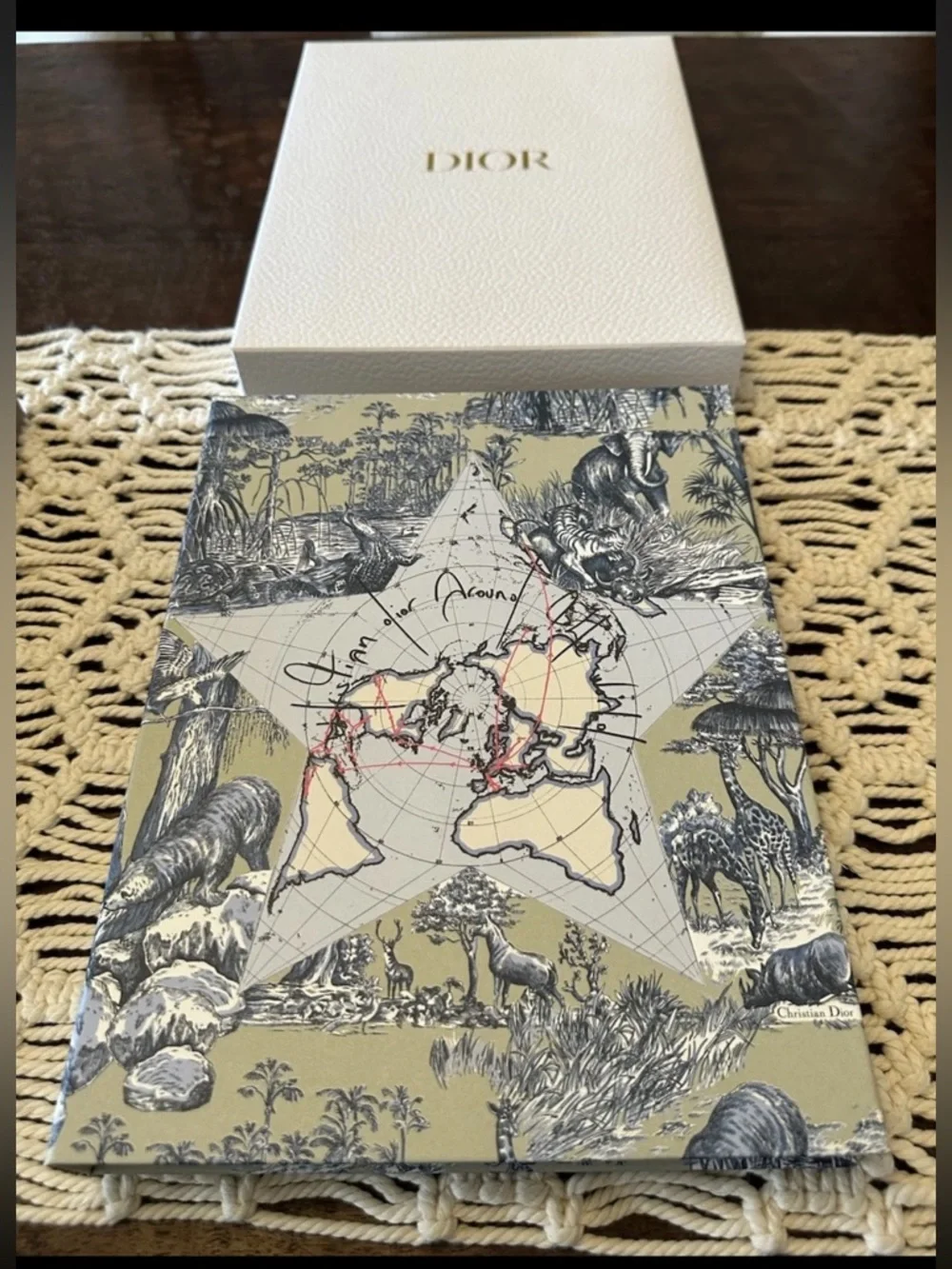 Dior Stationery Set - Journal and Pencils - New in Box